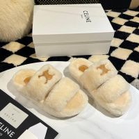 Тапочка меховые CELINE Premium