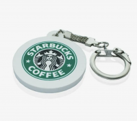 Круглый акриловый брелок с УФ-печатью