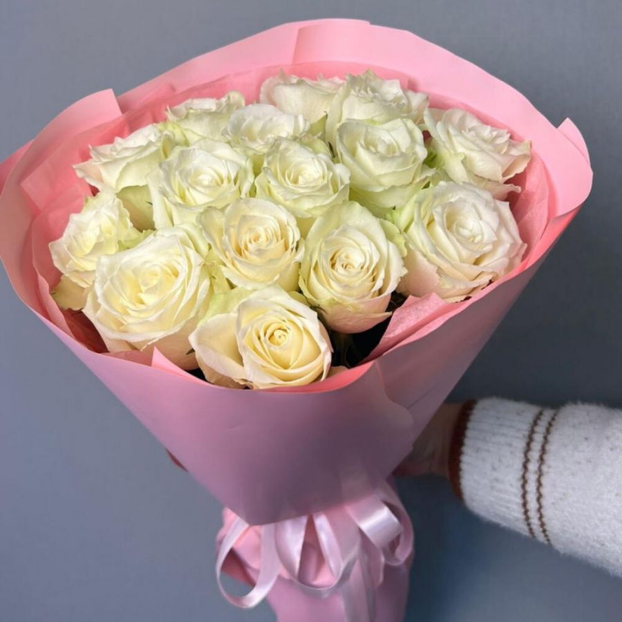 Букет белых роз