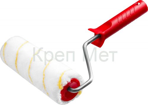 MIRAX POLYTEX PRO, 48 х 180 мм, бюгель 8 мм, ворс 12 мм, полиакрил/полиэстер, все виды ЛКМ, малярный валик (03816-18)