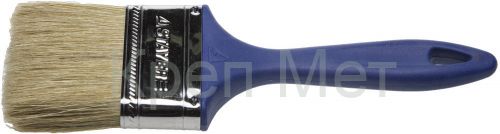 STAYER Universal, 75 мм, 3″, натуральная щетина, пластмассовая ручка, все виды ЛКМ, плоская кисть, Professional (01085-75)