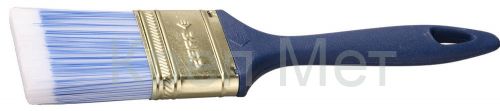 ЗУБР АКВА, КП-13, 50 мм, 2″, искусственная щетина, пластмассовая ручка, для высокотекучих ЛКМ, плоская кисть (4-01013-050)