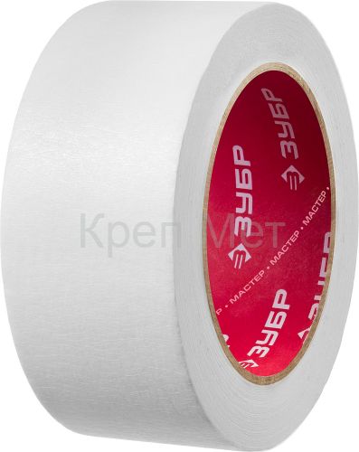 ЗУБР 48 мм х 50 м, креповый, малярный скотч, МАСТЕР (12115-50)