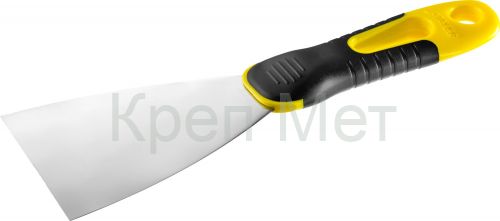 STAYER PROFlat, 80 мм, профилированное полотно, двухкомпонентная ручка, нержавеющий шпатель, Professional (10045-08)