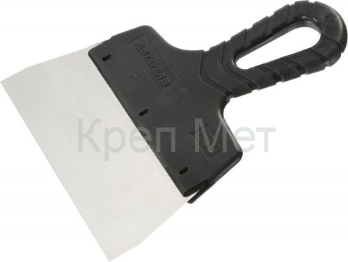 STAYER PROFlat, 150 мм, пластиковая ручка, нержавеющий фасадный шпатель, Professional (1008-15)