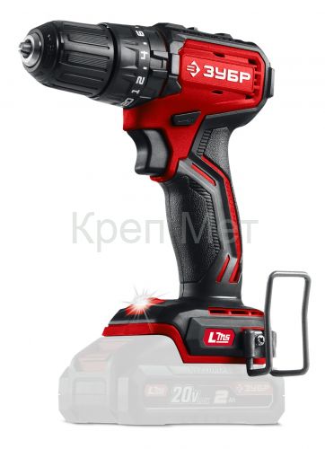 ЗУБР 20 В, 45 Н·м, без АКБ (LMS), бесщеточная ударная дрель-шуруповерт (ДБУ-45)