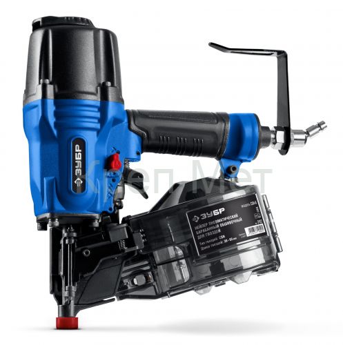 ЗУБР CSN-65, пневматический обшивочный нейлер для барабанных гвоздей ЗУБР CSN (38-65 мм), Профессионал (31922)