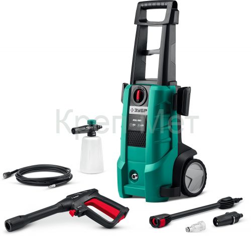 ЗУБР 160 Атм, 2100 Вт, мойка высокого давления, пистолет МИГ-180 (АВД-160)