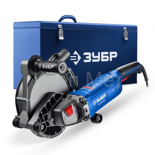 ЗУБР d 180 мм, 2200 Вт, 45 мм, штроборез (бороздодел), метал. ящик, Профессионал (ЗШ-П45-2200 ПТК)