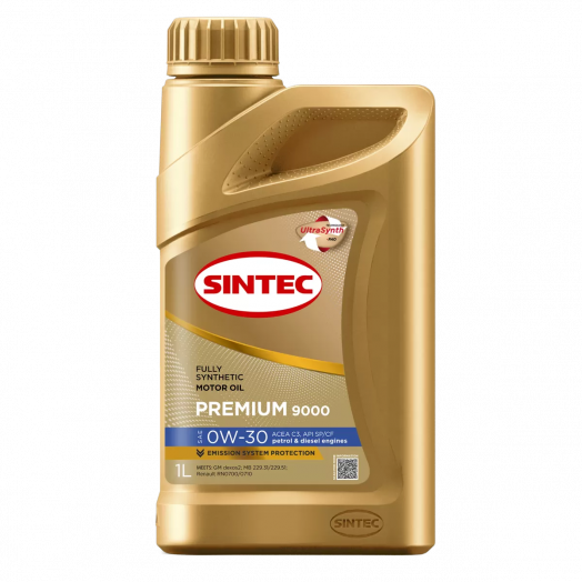 Sintec Premium 9000 0W-30 C3 SP/CF, 1л