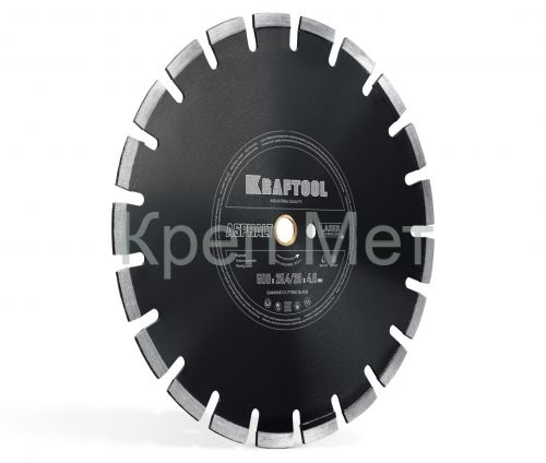 KRAFTOOL ASPHALT 500 мм (25.4/20 мм, 12х4.0 мм), алмазный диск (36687-500)