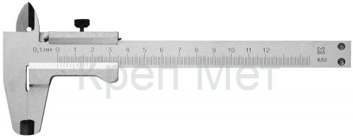 тип 1, 125 мм, металлический штангенциркуль (3445-125)