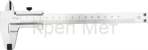 тип 1, 150 мм, металлический штангенциркуль (3445-150)