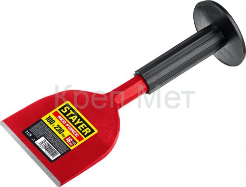 STAYER Red Force, 100 х 230 мм, зубило-конопатка с протектором (2129)