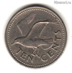 Барбадос 10 центов 1973