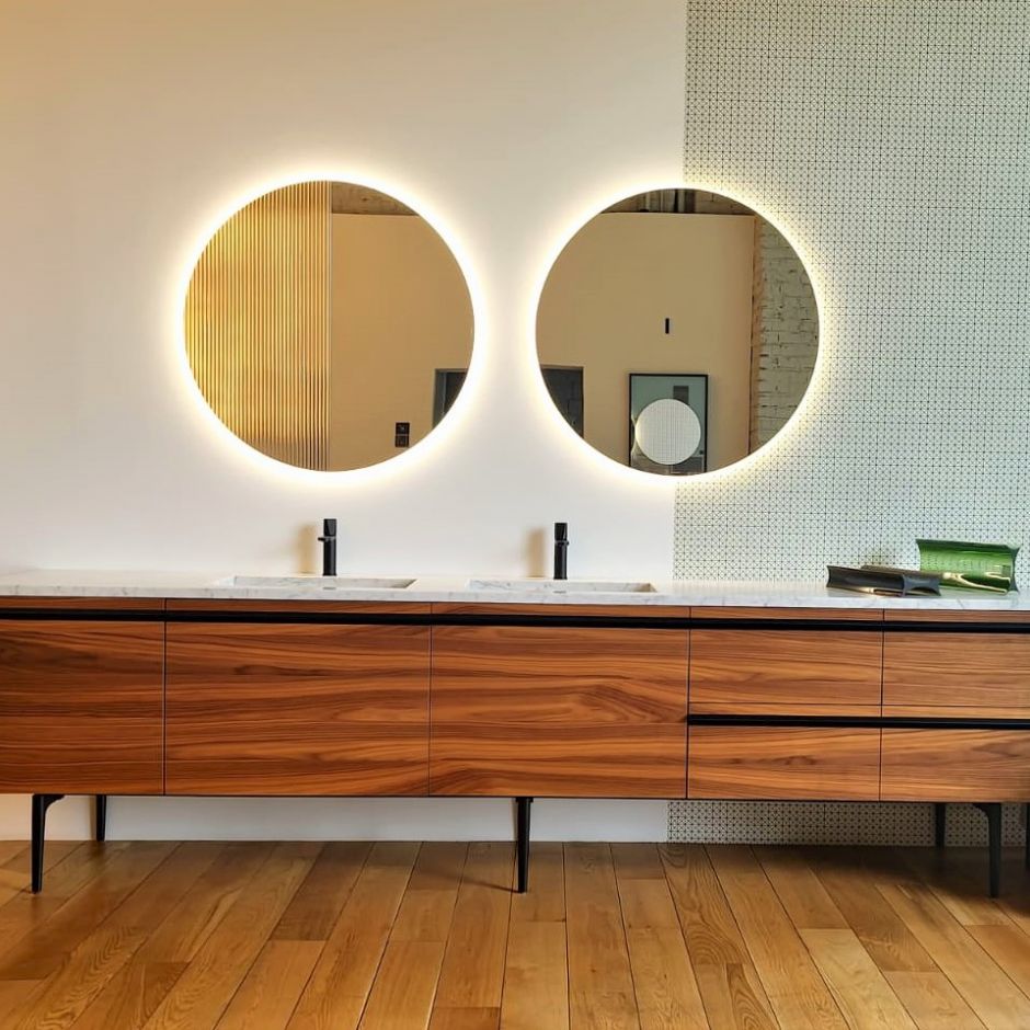 Модульный комплект мебели с раковиной Antonio Lupi BORDERLINE