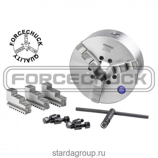 Патрон токарный трехкулачковый 3-250.35.234 FORCECHUCK с прямыми и обратными кулачками