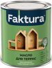 Масло Тунговое с Натуральным Воском Faktura 0.7л для Террас и Садовой Мебели для Наружных и Внутренних Работ / Фактура