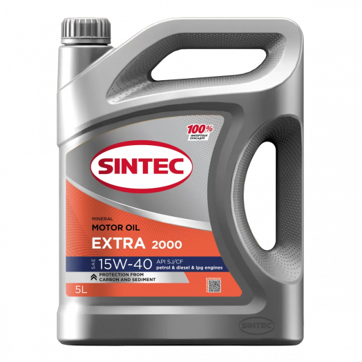 Sintec Extra 2000 15W-40 SJ/CF, 5л