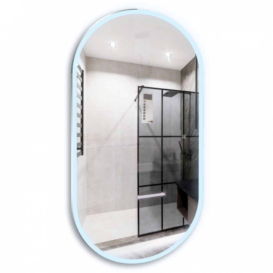 Изображение Зеркало ABBER See AG6113SMult с подсветкой, сенсорный выключатель, диммер