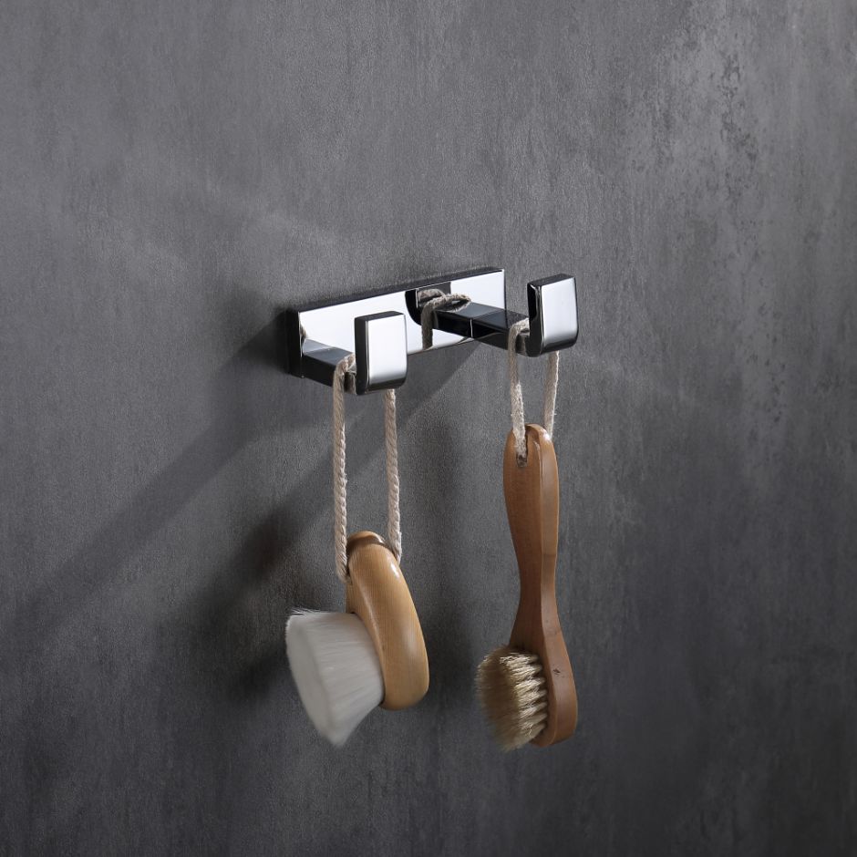 Крючок двойной ABBER Westen AA1750 хром ФОТО