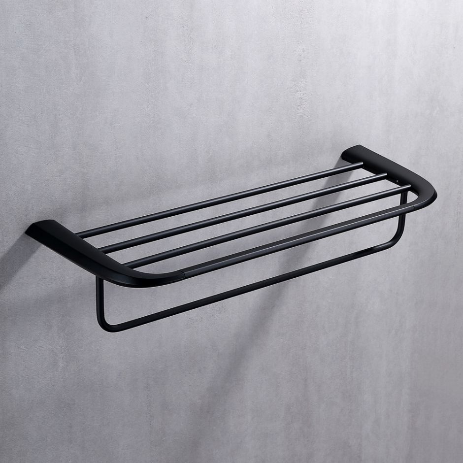 Полка для полотенец ABBER Nord AA1554B черная матовая ФОТО