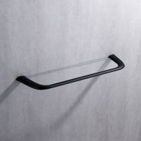 Полка стеклянная ABBER Nord AA1555B черная матовая схема 3