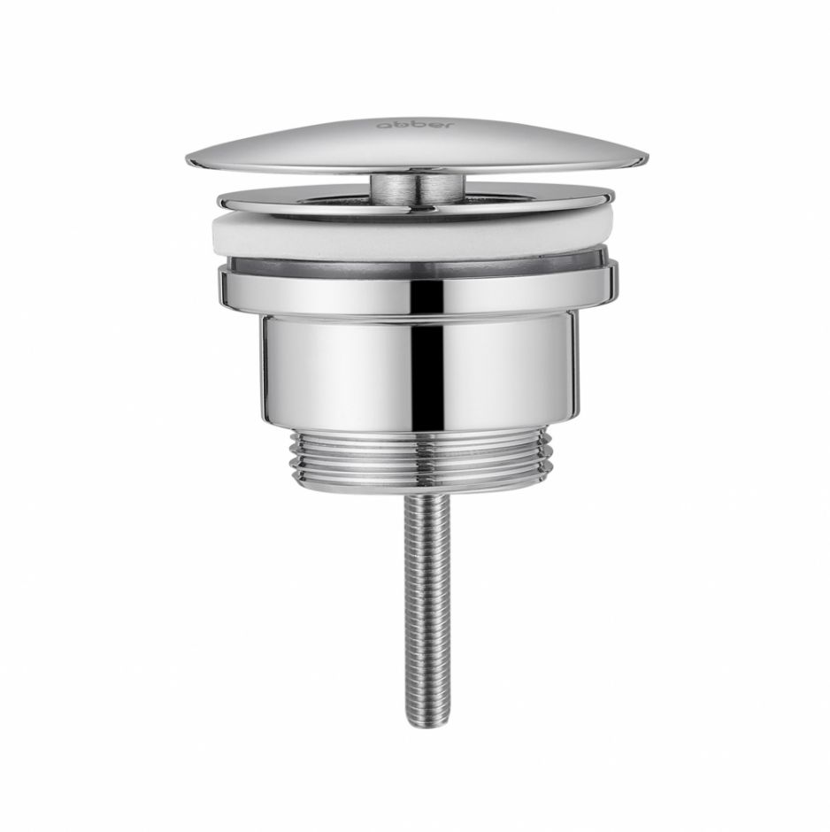 Изображение Донный клапан ABBER AF0012 без перелива, фиксированный, хром