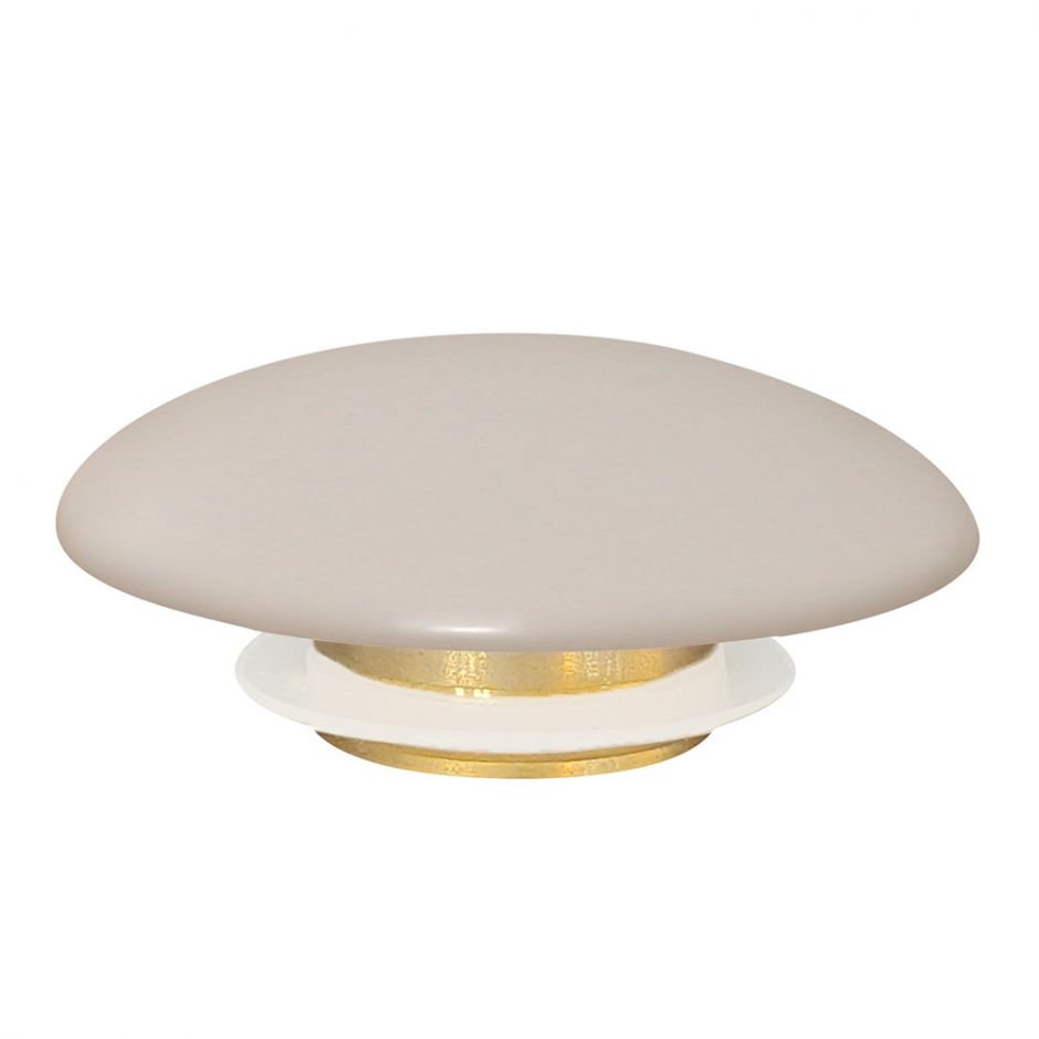 Накладка на слив для раковины ABBER AC0014MBE светло-бежевая матовая, керамика ФОТО