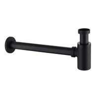 Сифон для раковины ABBER AF0030B черный матовый схема 1 Сифон для раковины ABBER AF0030B черный матовый схема 1