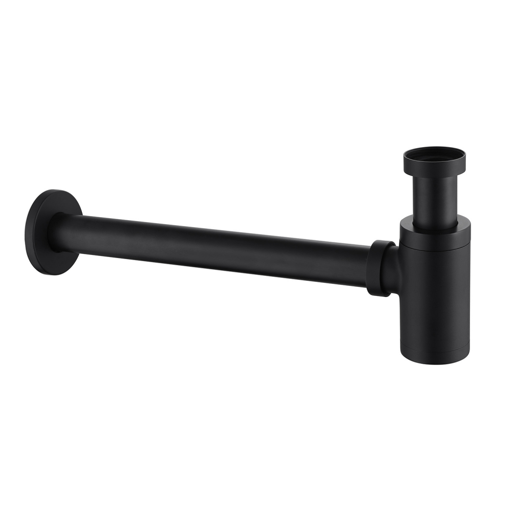 Сифон для раковины ABBER AF0030B черный матовый цена от 7 900 ₽ Фото Сифон для раковины ABBER AF0030B черный матовый