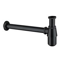 Сифон для раковины ABBER AF0032B черный матовый схема 1