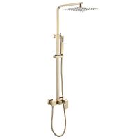 Душевая стойка ABBER Daheim AF8220G без излива, золото матовое схема 1 Душевая стойка ABBER Daheim AF8220G без излива, золото матовое схема 1