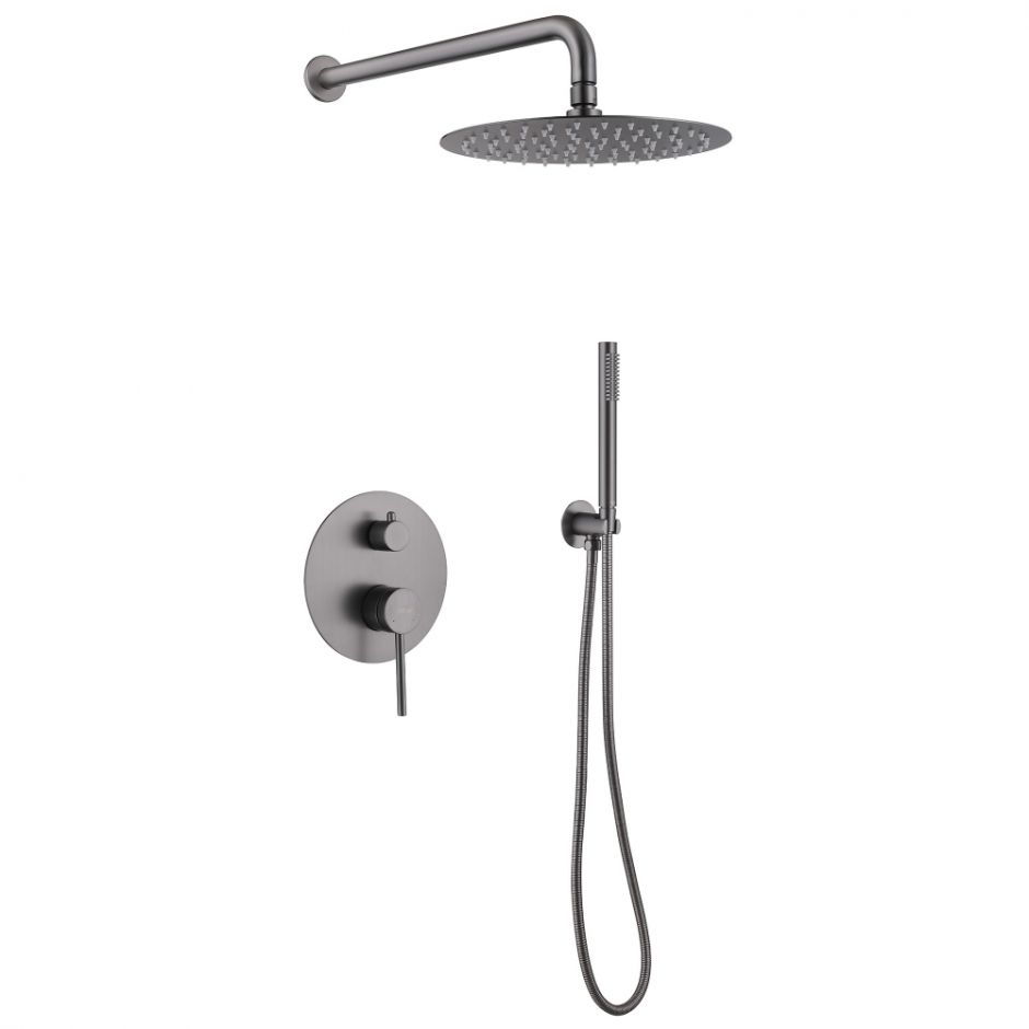 Изображение Душевая система ABBER Emotion AF8818NG скрытого монтажа без излива, никель