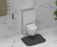 Инсталляционный модуль внешнего монтажа ABBER AC0107MW для подвесного унитаза, белый схема 3