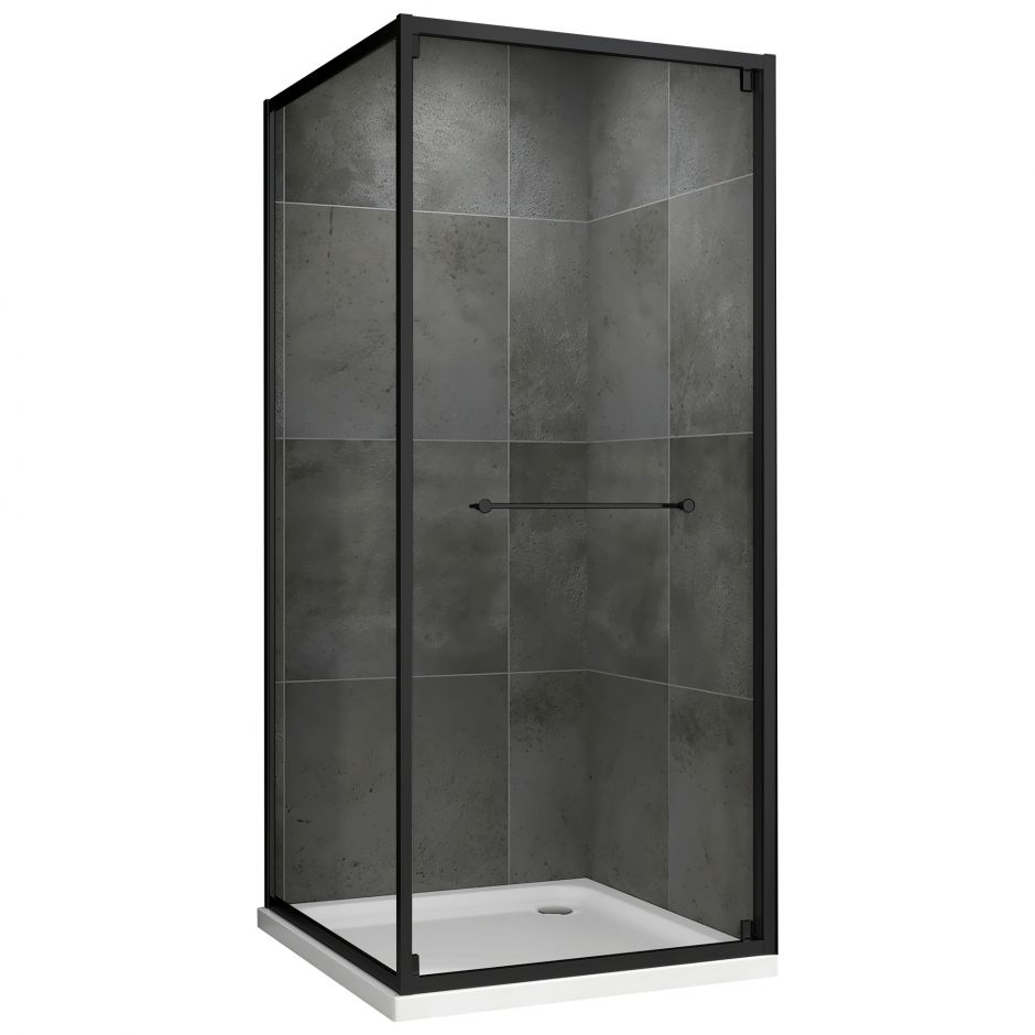 Душевой уголок ABBER Schwarzer Diamant AG0A090B 90х90 см