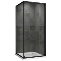 Душевой уголок ABBER Schwarzer Diamant AG0A090B 90х90 см схема 1