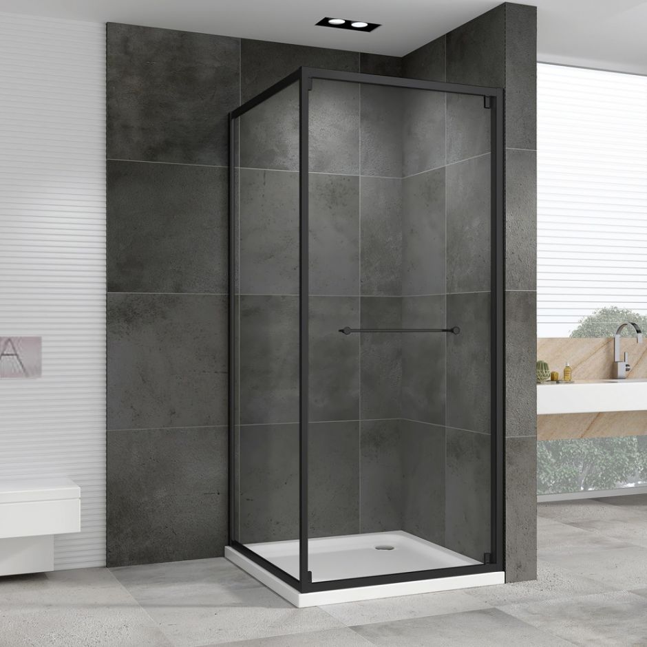 Душевой уголок ABBER Schwarzer Diamant AG0A090B 90х90 см ФОТО