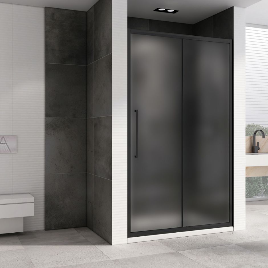 Душевая дверь ABBER Schwarzer Diamant AG30160BMH 160 см ФОТО