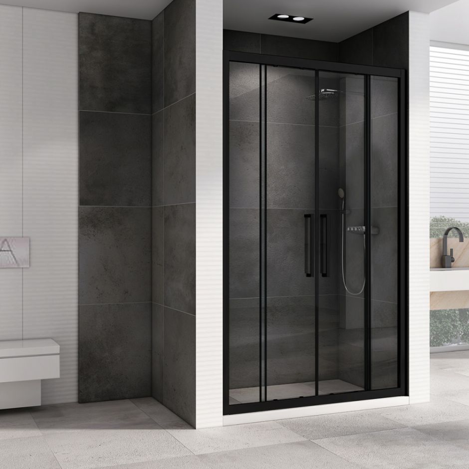 Душевая дверь ABBER Schwarzer Diamant AG33160BH 160 см ФОТО