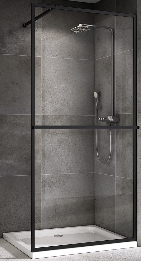 Душевая перегородка ABBER Immer Offen AG60120B цена от 23 290 ₽ Фото Душевая перегородка ABBER Immer Offen AG60120B