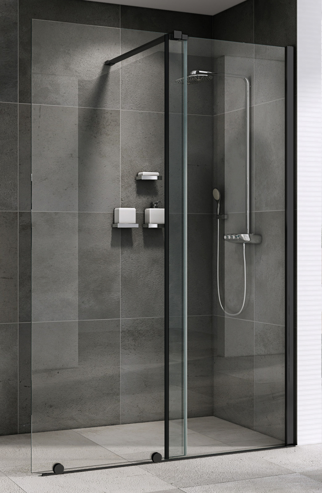 Душевая перегородка ABBER Komfort AG09120B цена от 32 470 ₽ Фото Душевая перегородка ABBER Komfort AG09120B