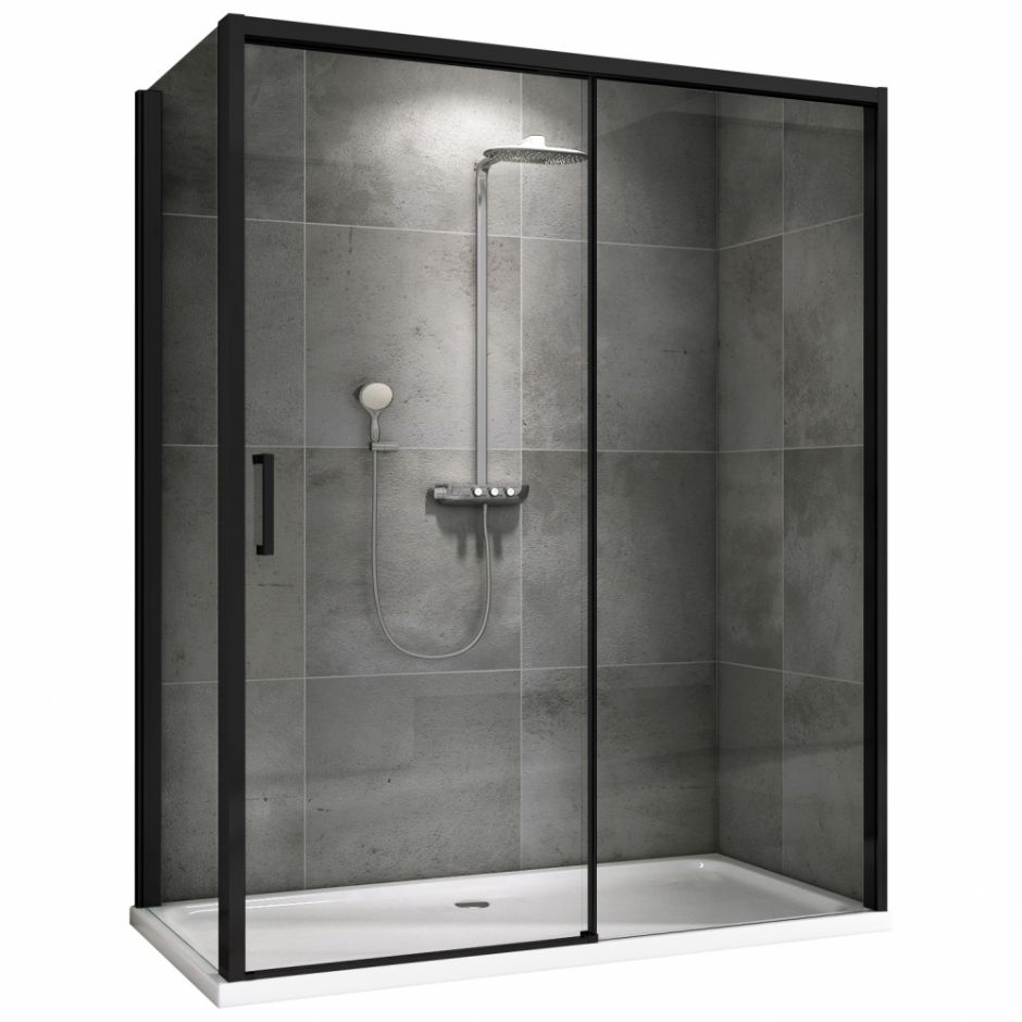 Душевой уголок ABBER Komfort AG93130B-S92B 130х90 см