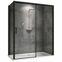 Душевой уголок ABBER Komfort AG93140B-S92B 140х90 см схема 1