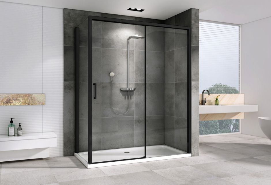 Душевой уголок ABBER Komfort AG93170B-S92B 170х90 см ФОТО
