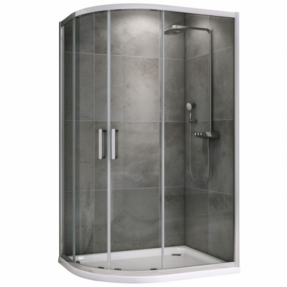 Изображение Душевой уголок ABBER Schwarzer Diamant AG01119 110х90 см