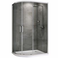 Душевой уголок ABBER Schwarzer Diamant AG01119 110х90 см схема 1