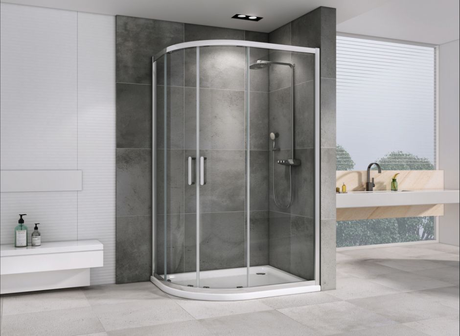 Душевой уголок ABBER Schwarzer Diamant AG01119 110х90 см ФОТО