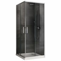 Душевой уголок ABBER Schwarzer Diamant AG020805 80х80 см схема 1