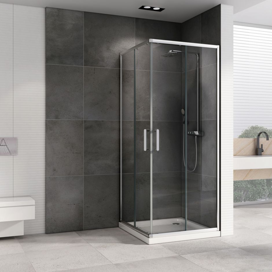 Душевой уголок ABBER Schwarzer Diamant AG020805 80х80 см ФОТО